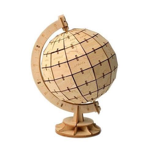 Dünya Küresi 3D Puzzle Ahşap